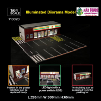 G-FANS - 1:64 Scale - 7 Eleven Shop Diorama