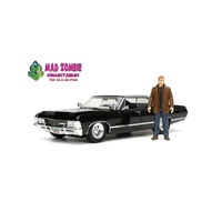 Jada Supernatural -'67 Chevy Impala with Dean 1:24 Scale Hollywood Ride