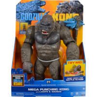 Godzilla vs. Kong - Mega Punching Kong with Lights & Sounds Monsterverse 13” Action Figure