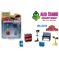 Greenlight 1:64 Muscle Shop Tool Multipack - Home Improvement (1991-99 TV Series) Binford Tools Shop Tools (Hobby Exclusive)