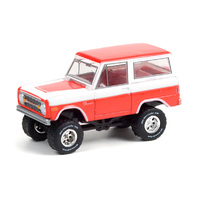 Greenlight 1:64 Barrett-Jackson 'Scottsdale Edition' Series 7 - 1977 Ford Bronco Custom (Lot #847) in Red and White