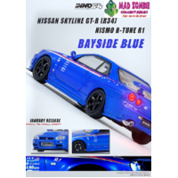 Inno 64 1:64 Scale - Nissan Skyline GT-R R34 R-Tune Bayside Blue