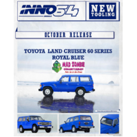 Inno 64 1:64 Scale - Toyota Land Cruiser FJ60 - Royal Blue