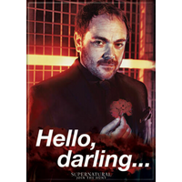 Supernatural Crowley Hello Darling Magnet