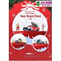 Inno 64 1:64 Scale - Nissan Sunny Hakotora Santa Truck 2021 Christmas Special Edition - Figures & Tree Included