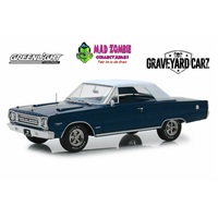 Greenlight 1:18 Artisan Collection - Graveyard Carz (2012-Current TV Series) - 1967 Plymouth Belvedere GTX Convertible (Blue with White Top)