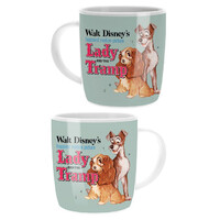 Disney Classic Lady & the Tramp Barrel Coffee Mug