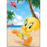 Looney Tunes Tweety Beach Magnet