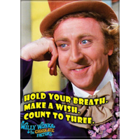 Willy Wonka & The Chocolate Factory Hold Your Breath Refrigerator Magnet