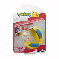 Pokémon Clip 'N' Go Poké Ball - Scorbunny & Quick Ball