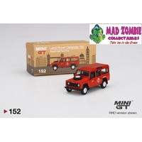 True Scale Miniatures Mini GT 1:64 Land Rover Defender 110 Royal Mail Post Bus