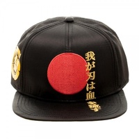 DC COMICS SUICIDE SQUAD KATANA LOGO SATIN SNAPBACK HAT CAP