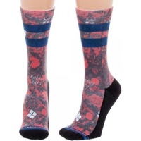DC Harley Quinn Juniors Sublimated Crew Socks