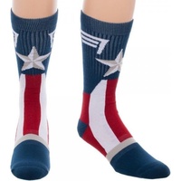 Marvel Captain America Suit Up Crew Socks