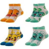 Pokemon 4 Pair Youth Ankle Socks
