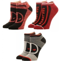Deadpool 3 Pair Ankle Sock Pack