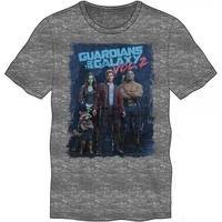 Guardians of the Galaxy Vol. 2 Movie Poster Packaged Heather Tee