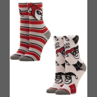 DC Comics Harley Quinn Crew Sock 2 Pack