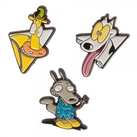 Rocko's Modern Life Lapel Pin 3 Pack