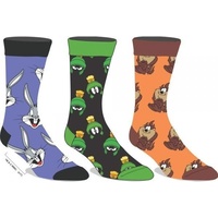 Looney Tunes 3 Pack Crew Sock Set