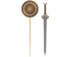 Wonder Woman Sword & Shield Hair Sticks