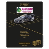 Tarmac Works Hobby 64 - Old & New Porsche 997, JPS (With Container)