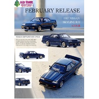 Inno 64 1:64 Scale - Nissan Skyline GTS-R (R31) Dark Blue