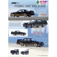 Inno 64 1:64 Scale - Nissan Skyline GTS-R (R31) Black/Gun Metal