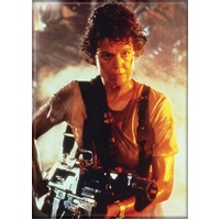 Aliens Original Movie Refrigerator Magnet - Ripley with Flame Thrower