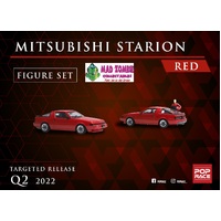 Pop Race 1:64 Scale - Mitsubishi Starion Red with Figure