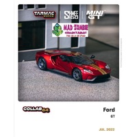 Tarmac Works Collab 64 - Ford GT  Liquid Red - Official collaboration with Shmee150 and MINIGT