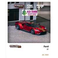 Tarmac Works Collab 64 - Ford GT Liquid Red - Official collaboration with Shmee150 and MINIGT