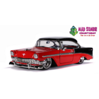 Bigtime Muscle 1:24 Scale Chevy Bel Air Hard Top 1956 Red