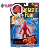 Hasbro Marvel Legends Series Retro 6" Fantastic Four The Human Torch Figure