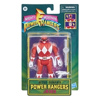 Power Rangers Retro-Morphin Red Ranger Jason Fliphead Inspired by Mighty Morphin Toy 6.5" Action Figure