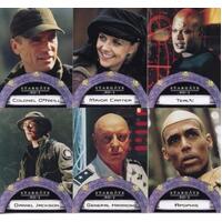Stargate SG-1 2001 Australian Preview Trading Card Set - AU1 to AU6