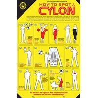 Battlestar Galactica How to Spot a Cylon Poster