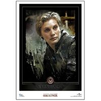 Battlestar Galactica Character Poster - Starbuck (in Black)