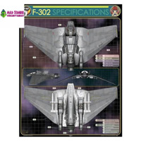 Stargate SG-1 F-302 Technical Specifications Poster