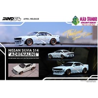 Inno 64 - NISSAN SILVIA S14 "ADRENALINE" Rocket Bunny Boss by Chapter One THAILAND SPECIAL EDITION (With Special Box Packaging)