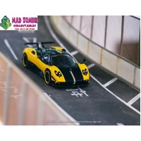 Tarmac Works Collab 64 - Pagani Zonda Cinque (Giallo Limone) Taiwan Exclusive