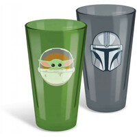 Star Wars The Mandalorian Conical Glasses Set of 2