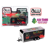 Auto World 1:64 Mijo Exclusive Rat Fink Enclosed Trailer Limited to 6000 Pieces