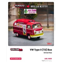 Tarmac Works Collab 64 with Sanrio & Schuco - VW Type II (T2) Bus, Hello Kitty