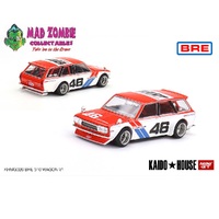 True Scale Miniatures Mini GT 1:64 - Datsun Kaido 510 Wagon BRE Version 1 White Limited Edition