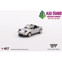 Mini GT 1:64 Scale - Mazda Miata MX-5 (NA) Tuned Version Silver Stone Metallic Silver