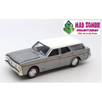 Aussie Road Ragers 1:64 1970 XW GS Fairmont V8 Wagon - Silver Fox