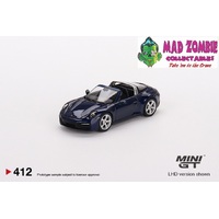 Mini GT 1:64 Scale - Porsche 911 Targa 4S Gentian Blue Metallic