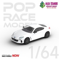 Pop Race 1:64 Scale - Subaru BRZ White