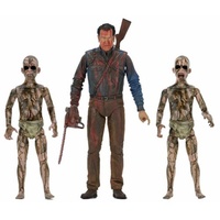 Ash vs Evil Dead Bloody Ash vs Demon Spawn 7-Inch Scale Action Figure 3-Pack